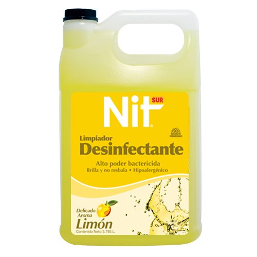 DESINFECTANTE BACTERICIDA LIMÓN PRESENTACIÓN  1 GAL