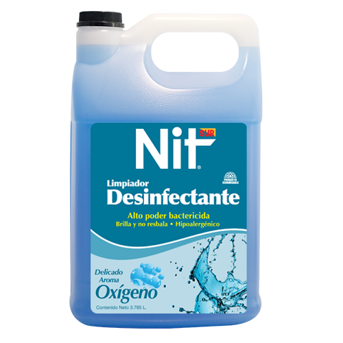 DESINFECTANTE BACTERICIDA OXÍGENO PRESENTACIÓN  1 GAL