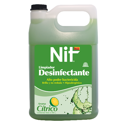 DESINFECTANTE BACTERICIDA CÍTRICO PRESENTACIÓN  1 GAL